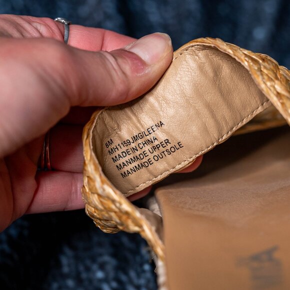 MIA Woven Platform Sandals – Size 8 - Picture 4 of 6